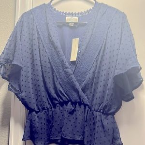 Medium Navy Blue Francesca’s Blouse
